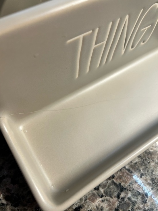 Rae Dunn 3-Piece Bathroom Vanity Set - “SOAP”, RINSE”, & “THINGS” Tray - Picture 14 of 14